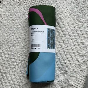IKEA Bastua Rhubarb shower curtain